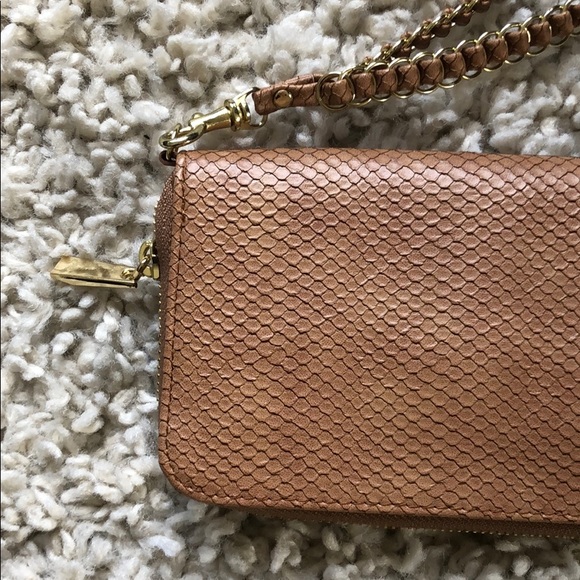 Cute Tan Clutch Wristlet - Picture 3 of 6
